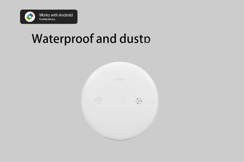 Android Airtag with Magnet Holder Compatible with Google Find My, Waterproof Shockproof Smart Tracker with Protective Cover