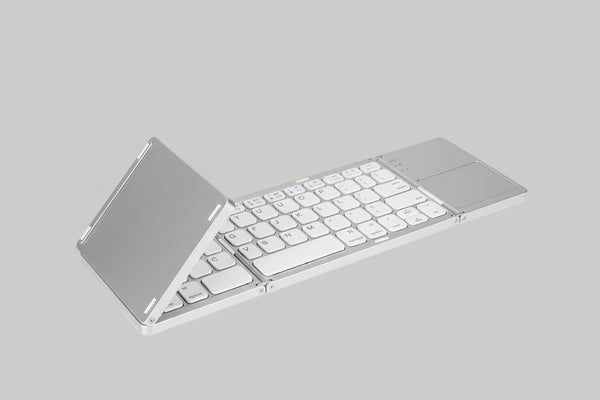 Portable Wireless Keyboard with Touchpad, Gray