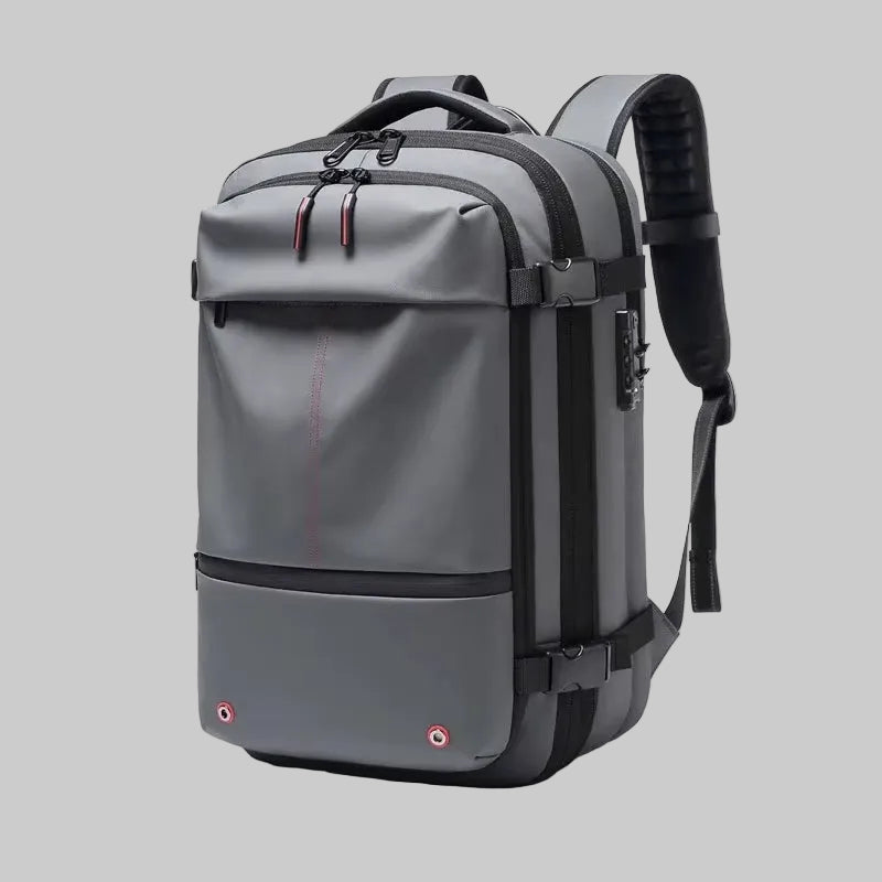 Men Travel Backpack Vacuum Compression Laptop Backpack 17 Inch Extended Large Capacity School Backpack Hiking Business Backpack