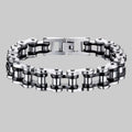 Punk Rock Biker 316L Stainless Steel Mens Bracelet Fashion Jewelry Bike Bicycle Chain Jewellery Pulsera Hombre Acero Inoxidable