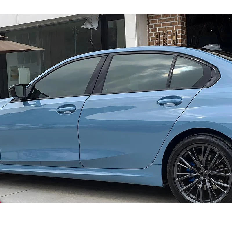 FIT for BMW 3 Series Sedan F30 2013-2018 G20 2020-2024 Black Exterior Window Molding Strip Sill Side Cover Trim Chrome Delete