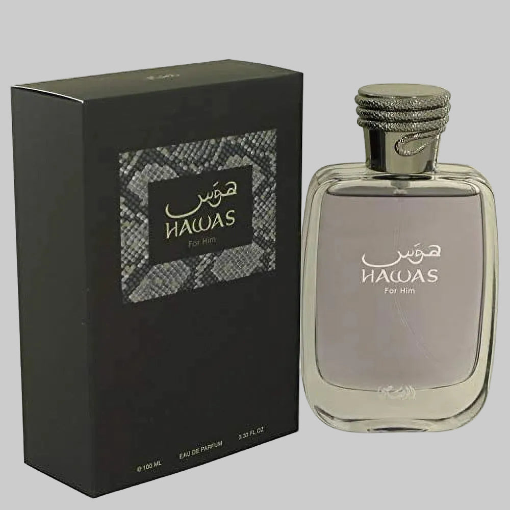 Hawas Cologne by Rasasi Eau De Parfum Spray 3.33 Oz